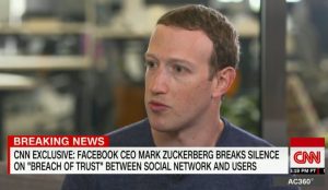 Mark Zuckerberg Cambridge Analytica Skandalı için özür diledi