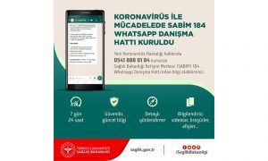 Sağlık Bakanlığı İletişim Merkezi (SABİM) 184 WhatsApp Danışma Hattı Numarası