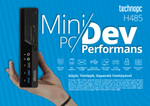 Technopc H485 Mini PC, küçük ama becerikli Mini PC!