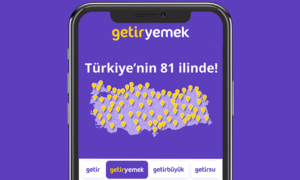 Online yemek siparişi, GetirYemek’le ilk kez Türkiye’nin 81 ilinde