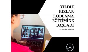 Mercedes-Benz’den Yıldız Kızlara çevirim içi bilişim teknolojileri ve kodlama eğitimleri