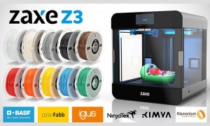 Zaxe’den Z3 Serisi 3D Yazıcılar İçin Endüstriyel Filament Dönemi 