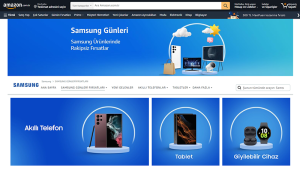 Samsung ürünlerinde cazip indirimler Amazon.com.tr’de başladı