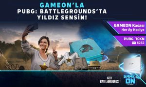 GAMEON farkıyla PUBG’de GAMEON Kasası her ay hediye