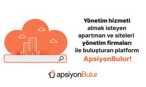 Apsiyon yepyeni bir platform geliştirdi: ApsiyonBulur!