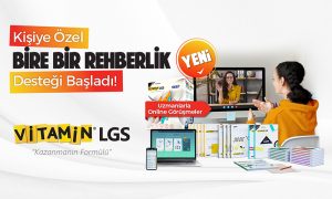 Vitamin LGS’den sınava hazırlık sürecinde bire bir rehberlik desteği 