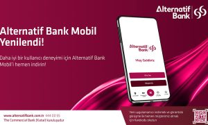 Alternatif Bank yenilenen mobil uygulamasıyla dijital bankacılığın kolaylığını insan dokunuşuyla birleştiriyor