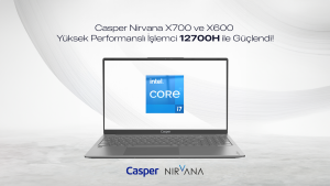 CASPER NIRVANA X700 VE X600 INTEL “H” SERİSİ İŞLEMCİLERLE YENİLENDİ