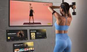 Samsung TV’lerde sunulan evde fitness deneyimi Technogym egzersizleriyle zenginleşiyor