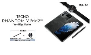 TECNO PHANTOM V Fold2 5G Türkiye’de Satışa Sunuldu