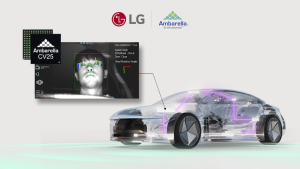 LG VE AMBARELLA, Aİ GÜDÜMLÜ ARAÇ İÇİ GÜVENLİK ÇÖZÜMLERİ İÇİN İŞBİRLİĞİ