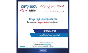 Bilişim Zirvesi Yapay Zeka ve Yapay Zeka Arf Ödülleri 18 Şubat’ta! Başvurular Devam Ediyor!