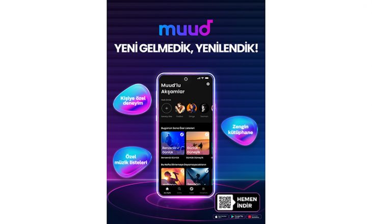 Muud yenilenen yüzü ile müzik keyfini katlıyor