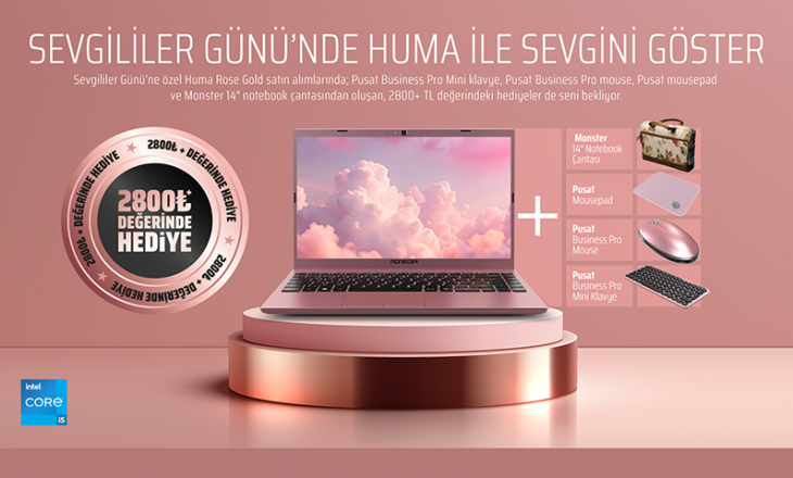 Sevgililer Günü’ne özel Huma Rose Gold!