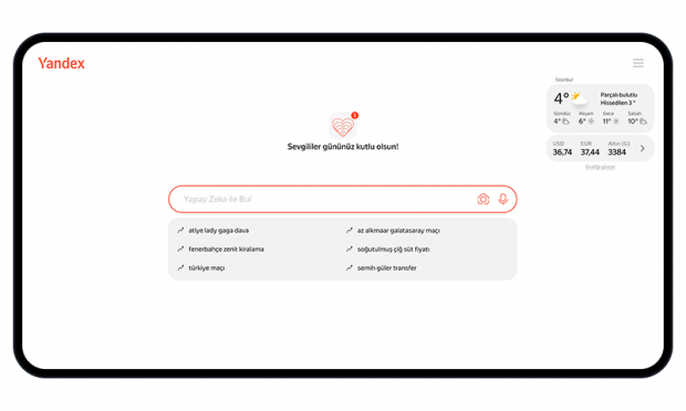Yandex Türkiye’den 14 Şubat Sevgililer Günü Analizi…