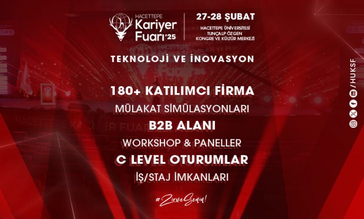 HACETTEPE KARİYER FUARI, 27-28 ŞUBAT’TA SİZLERLE!