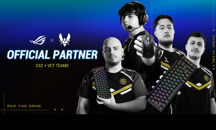 ASUS Republic of Gamers, Team Vitality ile güçlerini birleştiriyor