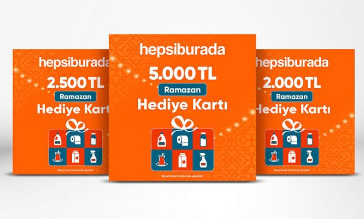 Hepsiburada’dan Ramazan’a Özel Hediye Kartları